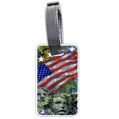 Usa United States Of America Images Independence Day Luggage Tag (one Side) by Ket1n9