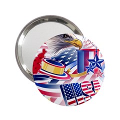 Independence Day United States Of America 2 25  Handbag Mirrors by Ket1n9