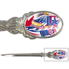 United States Of America Usa  Images Independence Day Letter Opener by Ket1n9