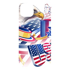 Independence Day United States Of America Iphone 14 Plus Black Uv Print Case by Ket1n9