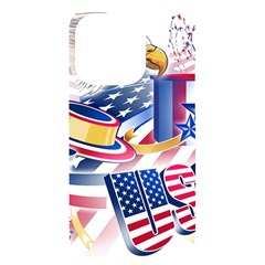 Independence Day United States Of America Iphone 14 Pro Black Uv Print Case by Ket1n9