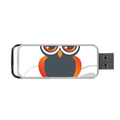 Owl Logo Portable Usb Flash (two Sides) by Ket1n9