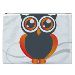 Owl Logo Cosmetic Bag (xxl) by Ket1n9