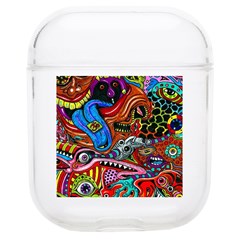 Art Color Dark Detail Monsters Psychedelic Airpods 1/2 Case by Ket1n9