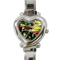 Bright Peppers Heart Italian Charm Watch by Ket1n9