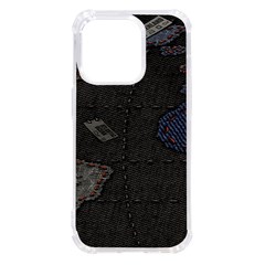 World Map Iphone 14 Pro Tpu Uv Print Case by Ket1n9