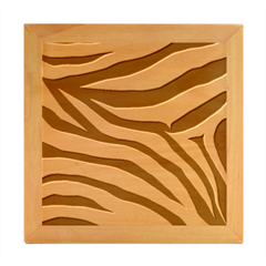 White Tiger Skin Wood Photo Frame Cube by Ket1n9