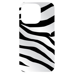 White Tiger Skin Iphone 14 Pro Black Uv Print Case by Ket1n9