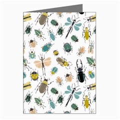 Insect Animal Pattern Greeting Cards (pkg Of 8) by Ket1n9