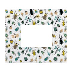 Insect Animal Pattern White Wall Photo Frame 5  X 7  by Ket1n9