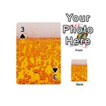 Beer Alcohol Drink Drinks Playing Cards 54 Designs (Mini) Front - Spade3
