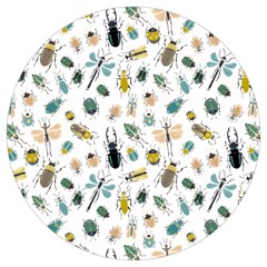 Insect Animal Pattern Round Trivet by Ket1n9