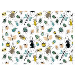 Insect Animal Pattern Two Sides Premium Plush Fleece Blanket (extra Small) by Ket1n9