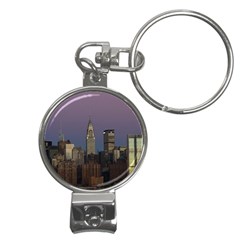 Skyline-city-manhattan-new-york Nail Clippers Key Chain by Ket1n9