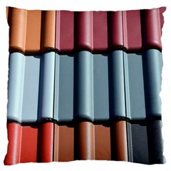 Shingle-roof-shingles-roofing-tile Large Cushion Case (two Sides) by Ket1n9