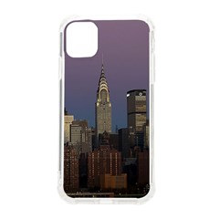 Skyline-city-manhattan-new-york Iphone 11 Tpu Uv Print Case by Ket1n9