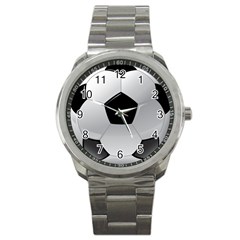 Soccer Ball Sport Metal Watch by Ket1n9