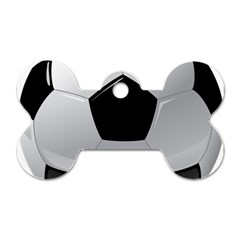 Soccer Ball Dog Tag Bone (one Side) by Ket1n9