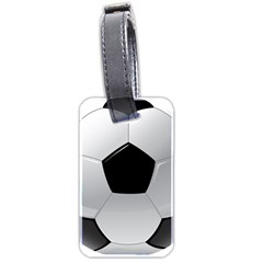 Soccer Ball Luggage Tag (two Sides) by Ket1n9