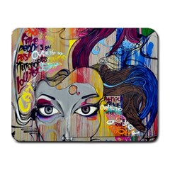 Graffiti-mural-street-art-painting Small Mousepad by Ket1n9