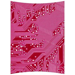 Pink Circuit Pattern Back Support Cushion by Ket1n9