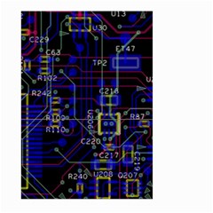 Technology Circuit Board Layout Large Garden Flag (two Sides) by Ket1n9