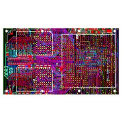 Technology Circuit Board Layout Pattern Banner And Sign 7  X 4  by Ket1n9