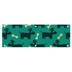 Happy-dogs Animals Pattern Banner And Sign 6  X 2  by Ket1n9