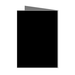 Black Mini Greeting Cards (pkg Of 8) by Ket1n9
