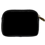 Black Digital Camera Leather Case Back