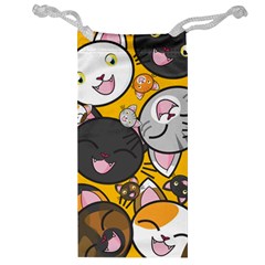 Cats-cute-kitty-kitties-kitten Jewelry Bag by Ket1n9