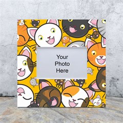 Cats-cute-kitty-kitties-kitten White Box Photo Frame 4  X 6 