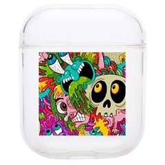 Crazy Illustrations & Funky Monster Pattern Airpods 1/2 Case by Ket1n9