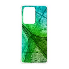 Sunlight Filtering Through Transparent Leaves Green Blue Samsung Galaxy S20 Ultra 6.9 Inch TPU UV Case