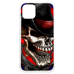 Confederate Flag Usa America United States Csa Civil War Rebel Dixie Military Poster Skull Iphone 12/12 Pro Tpu Uv Print Case by Ket1n9