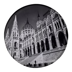 Architecture-parliament-landmark Round Glass Fridge Magnet (4 Pack) by Ket1n9