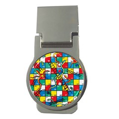 Snakes And Ladders Money Clips (round)  by Ket1n9