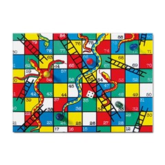 Snakes And Ladders Sticker A4 (10 Pack) by Ket1n9