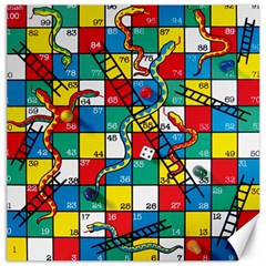 Snakes And Ladders Canvas 12  X 12  by Ket1n9