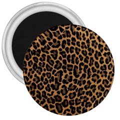 Tiger Skin Art Pattern 3  Magnets by Ket1n9