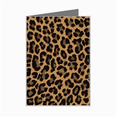 Tiger Skin Art Pattern Mini Greeting Card by Ket1n9