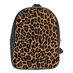 Tiger Skin Art Pattern School Bag (large) by Ket1n9