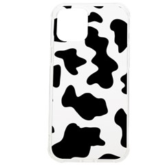 Animal-print-black-and-white-black Iphone 12 Pro Max Tpu Uv Print Case by Ket1n9