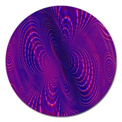 Abstract-fantastic-fractal-gradient Magnet 5  (round) by Ket1n9
