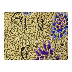 Traditional Art Batik Pattern Two Sides Premium Plush Fleece Blanket (mini)