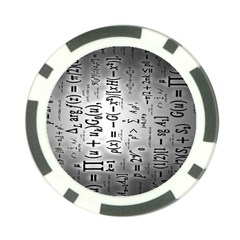 Science Formulas Poker Chip Card Guard by Ket1n9