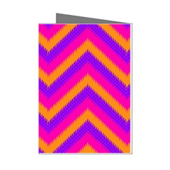 Chevron Mini Greeting Cards (pkg Of 8) by Ket1n9