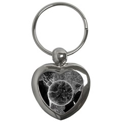 Space-universe-earth-rocket Key Chain (heart) by Ket1n9