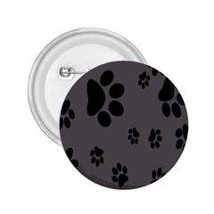 Dog-foodprint Paw Prints Seamless Background And Pattern 2 25  Buttons by Ket1n9