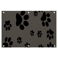 Dog-foodprint Paw Prints Seamless Background And Pattern Banner And Sign 6  X 4  by Ket1n9